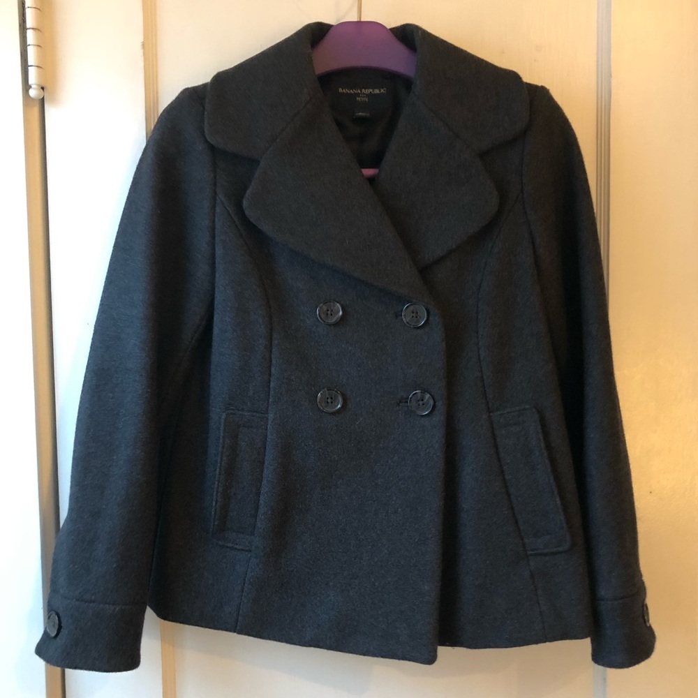 Banana Republic Wool Peacoat